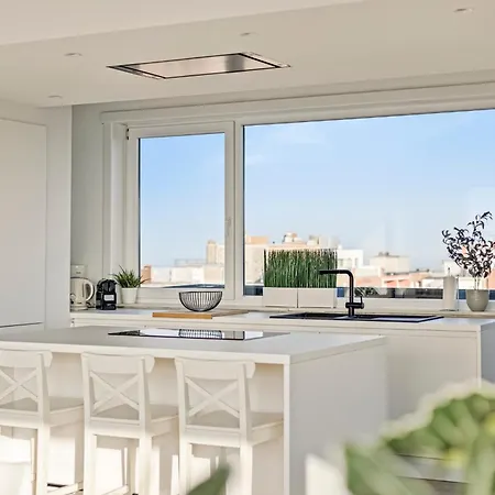 Duplex - Penthouse 'sabine' In Sint - Idesbald 아파트 *