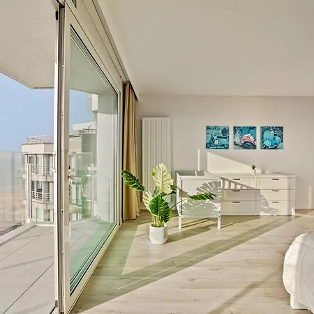 아파트 Duplex - Penthouse 'sabine' In Sint - Idesbald *