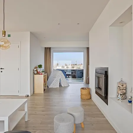 아파트 Duplex - Penthouse 'sabine' In Sint - Idesbald *